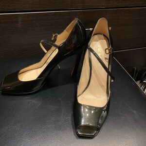 Prada Women's Black Mary Jane Heels